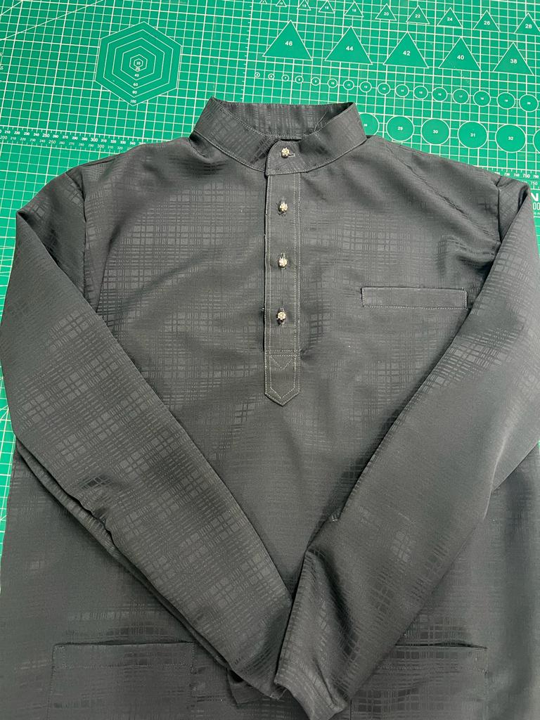 Handmade Baju Melayu from a Two Moles sewing class