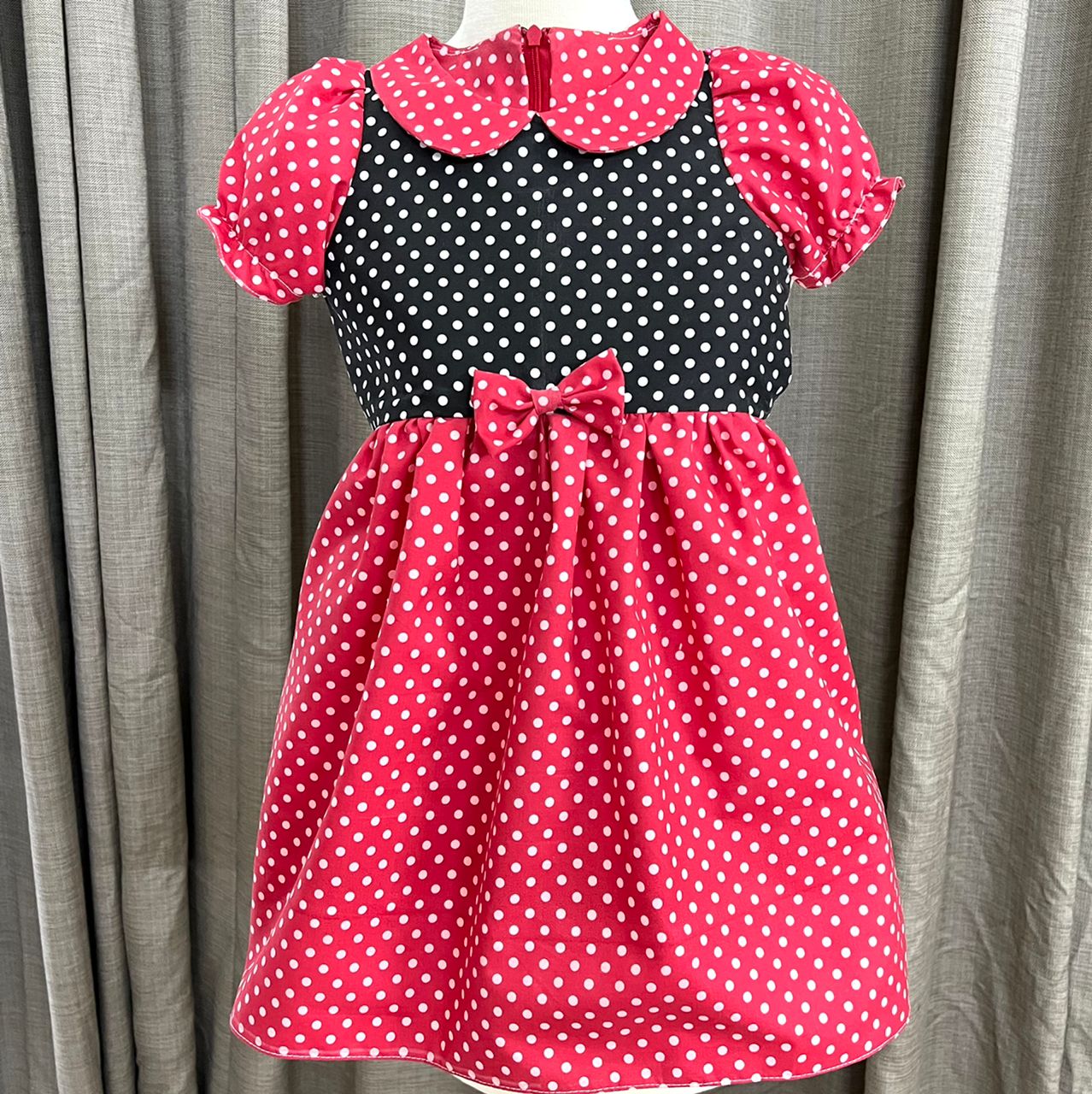 Child's dress sewn in a dressmaking class