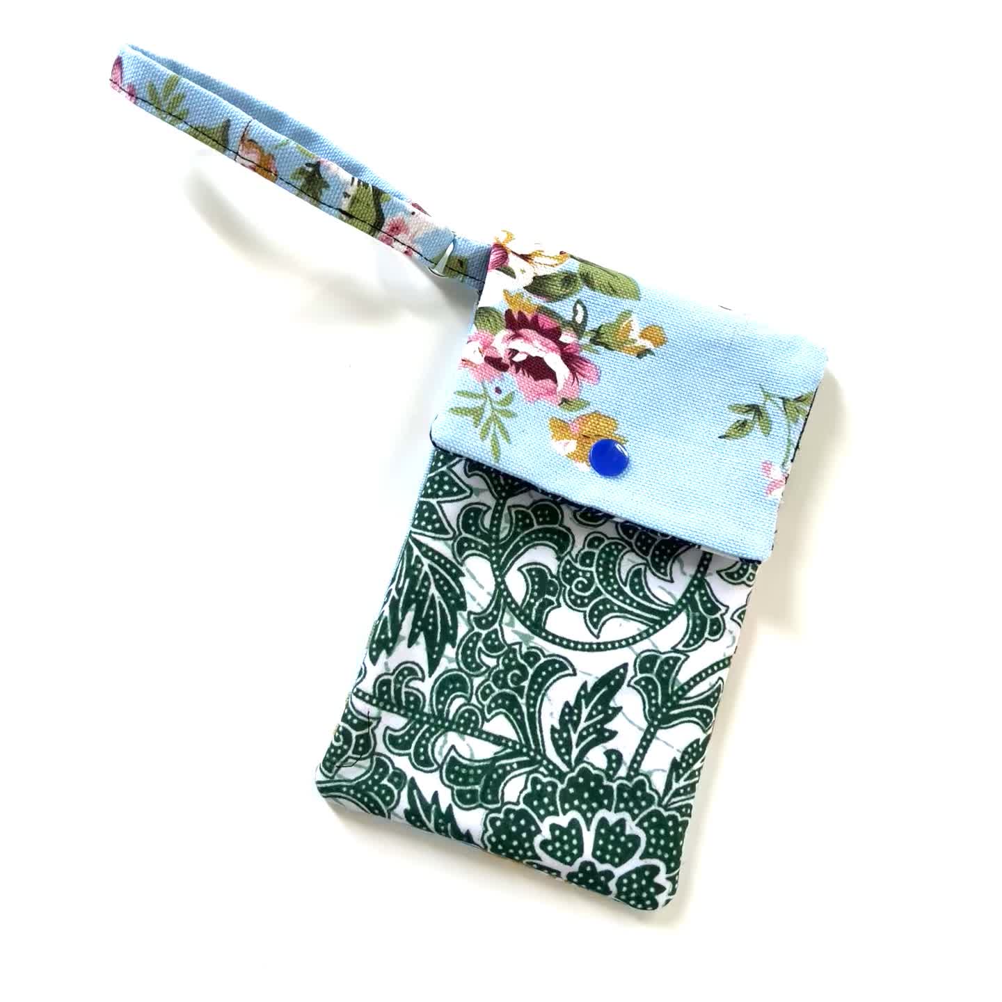 Handmade Handphone Pouch from a Two Moles sewing class